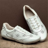 Casual Style Low-Cut Cutout Design Non-Slip Flat Loafers Shopvhs.com