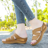 Casual Style Platform Sole Open Toe Cutout Design Sandals Shopvhs.com