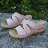 Casual Style Platform Sole Open Toe Cutout Design Sandals Shopvhs.com