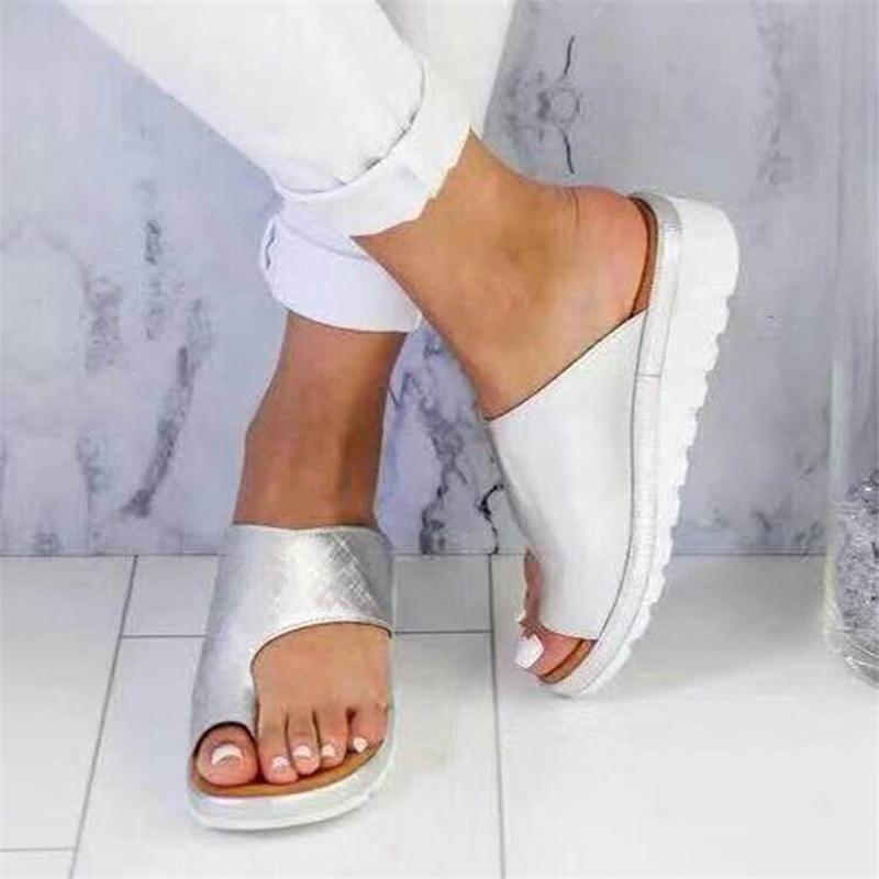 Casual Style Toe-Ring Thick-Sole Soft Footbed Non-Slip Slippers Shopvhs.com