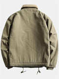 Casual Super Warm Velvet Jacket With Lapel Collar Shopvhs.com