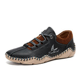 Casual Trendy Breathable Lace-Up Comfy Loafers For Men