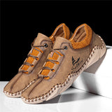 Casual Trendy Breathable Lace-Up Comfy Loafers For Men Shopvhs.com