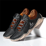 Casual Trendy Breathable Lace-Up Comfy Loafers For Men Shopvhs.com
