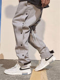 Casual Trendy Buttons Mens Jogging Sweatpants Shopvhs.com