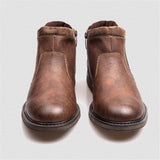 Casual Trendy Simple Style Non-Slip Pu Leather Boots For Men Shopvhs.com