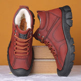 Casual Winter Non-Slip Lace Up Thermal Snow Boots For Men Shopvhs.com