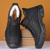 Casual Winter Non-Slip Lace Up Thermal Snow Boots For Men Shopvhs.com