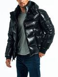 Casual Zipper Pockets Hooded Thermal Coats For Men Shopvhs.com