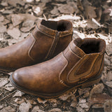 Chelsea Solid Color Ankle Boots For Men Shopvhs.com