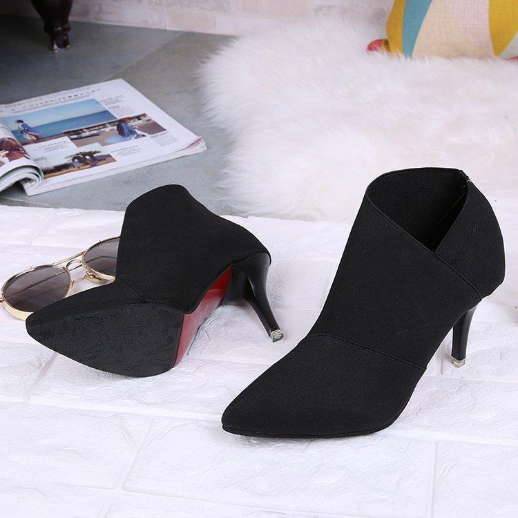 Chic Pointed Toe Ankle Boots Shopvhs.com
