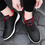 Color Matching Design Men'S Running Casual Lace-Up Flat Sneakers Shopvhs.com