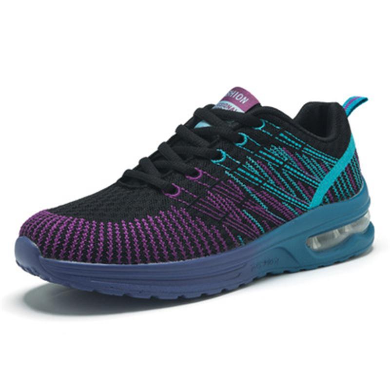 Contrast Color Design Mesh Sports Air Cushion Casual Shoes Shopvhs.com