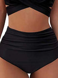 Criss Cross Bikini Set Push Up High Waist 2 Piece Swimsuit Bathing Suits Shopvhs.com