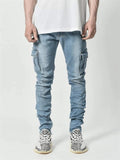 Daily Wear Washed Effect Slim Fit Jeans For Men Shopvhs.com