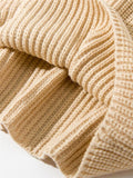 Elegant Turtleneck Solid Color Pullover Sweater Shopvhs.com