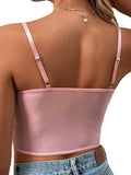Embroidered Flower Belted Tank Top Shopvhs.com