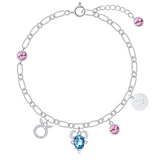 Exquisite Zodiac Signs Themed Ornament Chain Link Bracelet Jewelry Gifts For Women Girls Shopvhs.com