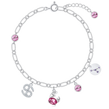 Exquisite Zodiac Signs Themed Ornament Chain Link Bracelet Jewelry Gifts For Women Girls Shopvhs.com