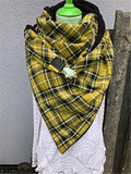 Extra Comfortable Plaid Neck Warmer Triangle Scarves & Shawls Shopvhs.com