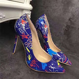 Fancy Pointed Toe Shallow Mouth High-Heeled Shoes Shopvhs.com