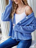 Fashion Button Long Sleeve Sweater Cardigan Shopvhs.com