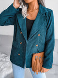 Fashion Double-Breasted Long Sleeve Blazer Shopvhs.com