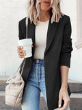 Fashion Lapel Slim Long Sleeve Blazer Shopvhs.com