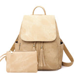 Fashionable Bags Set 2 Piece Soft Touch Adjustable Strap Backpack + Handbag Shopvhs.com