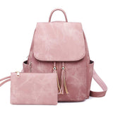 Fashionable Bags Set 2 Piece Soft Touch Adjustable Strap Backpack + Handbag Shopvhs.com