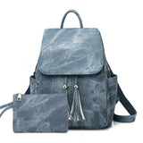 Fashionable Bags Set 2 Piece Soft Touch Adjustable Strap Backpack + Handbag Shopvhs.com