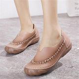 Fashionable Low-Cut Non-Slip Flat Heel Loafers Shopvhs.com