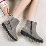 Fashionable Multi-Zip Design Non-Slip Warm Boots Shopvhs.com