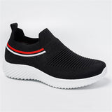 Feminine Contrast Design Mesh Detailing Stretch Fabric Lightweight Sneaker Shopvhs.com