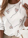 Heart Balloon Round Neck Print Long Sleeve T-Shirt Shopvhs.com