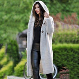 Hooded Cardigan Warm Long Sweater Coat Shopvhs.com