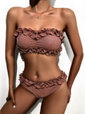 Lace Strap Two-piece Swimsuit