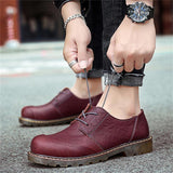 Lightweight Casual Lace-Up Pu Shoes For Men Shopvhs.com