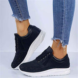 Lightweight Rhinestone Deco Lace Up Sneakers Shopvhs.com