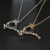 Lovely Deer Pendant Necklace For Women Shopvhs.com