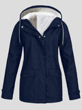 Mountaineering Suit Zipper Pocket Hooded Plus Fleece Jacket Shopvhs.com