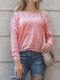 Open-knit Drop Shoulder Sweater Shopvhs.com