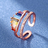 Opening Adjustable Rainbow Crown Ring Shopvhs.com