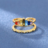 Opening Adjustable Rainbow Crown Ring Shopvhs.com