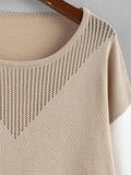 Openwork Colorblock Sweater Shopvhs.com
