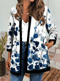 Personalized Print Cardigan Casual Coat Shopvhs.com