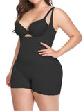 Plus Size Tight Body Lace Hem Body Shaper