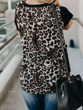 Printed Pocket V-neck Short-sleeved T-shirt Shopvhs.com