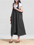 Relax Solid Color Nine Pants And Dress Two Ways To Wear Shopvhs.com
