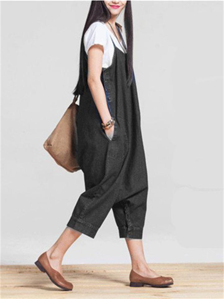 Relax Solid Color Nine Pants And Dress Two Ways To Wear Shopvhs.com